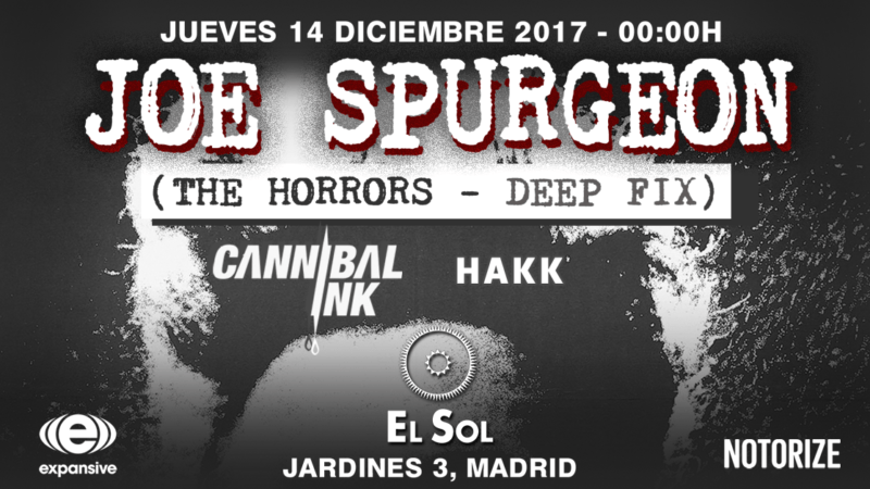 JOE SPURGEON (The Horrors) ofrecerá un DJ SET en la sala EL SOL